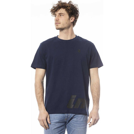 Invicta Blue Cotton Men T-Shirt Invicta Dark Slate Gray