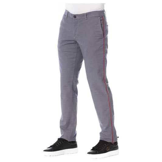 Trussardi Jeans Blue Cotton Men's Jean Trussardi Jeans Slate Gray