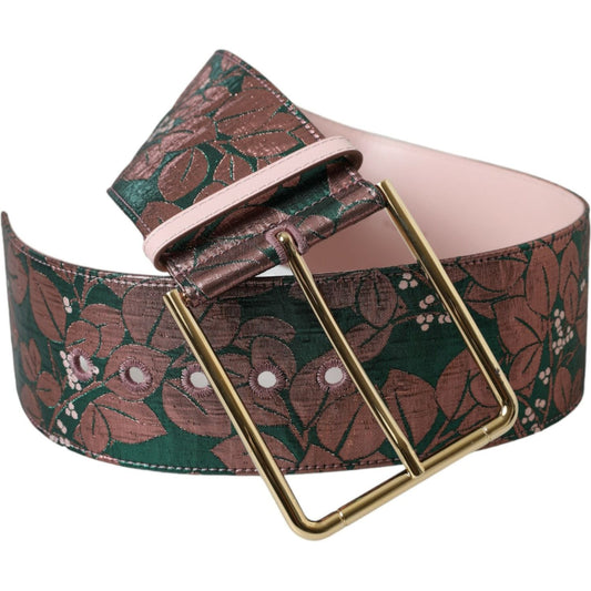 Dolce & Gabbana Multicolor High-Waist Statement Belt Dolce & Gabbana Dark Slate Gray