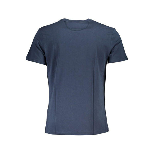 La Martina Elegant Short Sleeve Crew Neck T-Shirt La Martina Dark Slate Gray