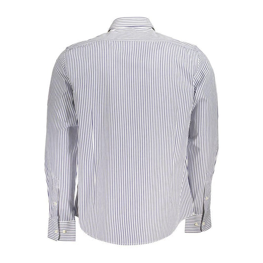 La Martina Elegant Long-Sleeved Striped Shirt for Men La Martina Lavender