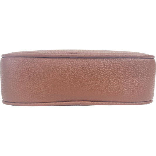 Burberry Small Leather Tan Camera Crossbody TB Logo Bag Burberry Rosy Brown