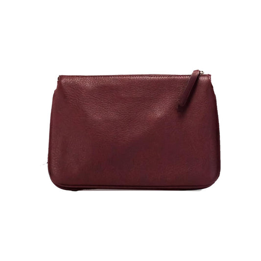 Kate Spade Jackson Cherrywood Leather Triple Gusset Crossbody Handbag Purse Kate Spade Saddle Brown