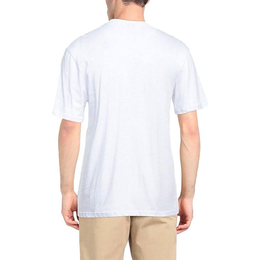 North Sails Elegant White Cotton Tee with Chest Print North Sails Misty Rose