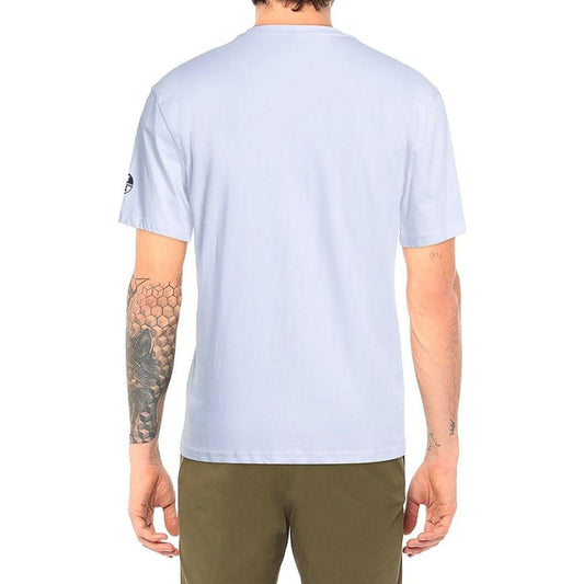 North Sails Pristine White Rubber Logo Tee North Sails Light Gray