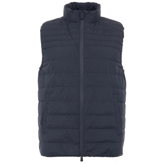 People Of Shibuya Sleek Blue Puffer Vest for a Modern Look People Of Shibuya Dark Slate Gray
