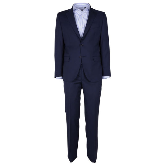 Made in Italy Blue Wool Men's Suit Made in Italy Dark Slate Gray