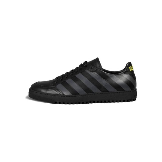 Off-White Black Calfskin Women Sneaker Off-White Dark Slate Gray