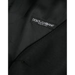 Dolce & Gabbana Black Wool Waistcoat Dress Formal Vest TSH851984-54