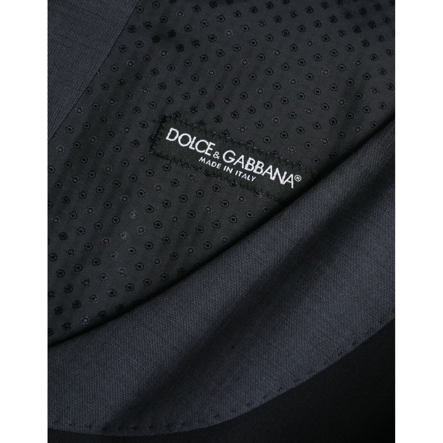 Dolce & Gabbana Black Wool Waistcoat Dress Formal Vest TSH851989-48