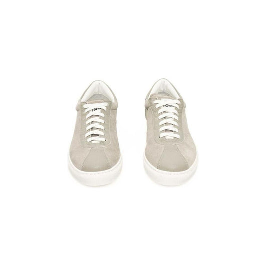 Cerruti 1881 Gray Cowhide Men's Sneaker Cerruti 1881 Light Gray