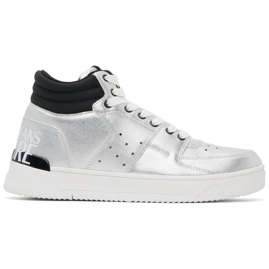 Versace Jeans Gray Polyethylene Sneaker Versace Jeans Light Gray