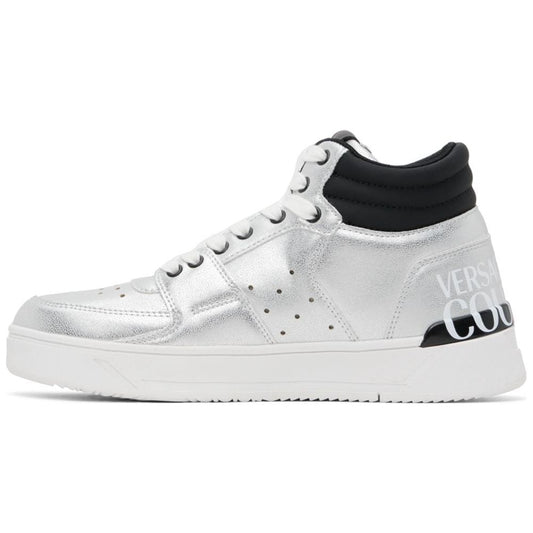 Versace Jeans Gray Polyethylene Sneaker Versace Jeans Light Gray