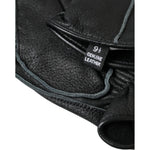 Dolce & Gabbana Black Deer Leather Wrist Length Gloves LB30148-9