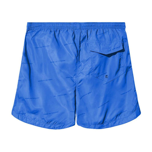 Comme Des Fuckdown Blue Polyester Men's Swim Shorts Comme Des Fuckdown Royal Blue