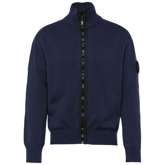 La Martina Blue Cotton Sweater La Martina Dark Slate Gray