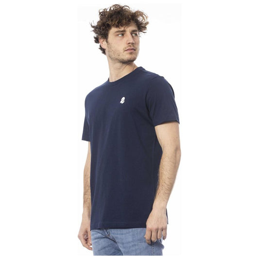 Invicta Blue Cotton Men T-Shirt Invicta Dark Slate Gray