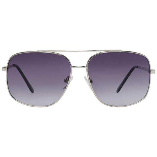 Guess Silver Men Sunglasses Guess Slate Gray