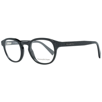 Ermenegildo Zegna Black Plastic Glasses (Frames)