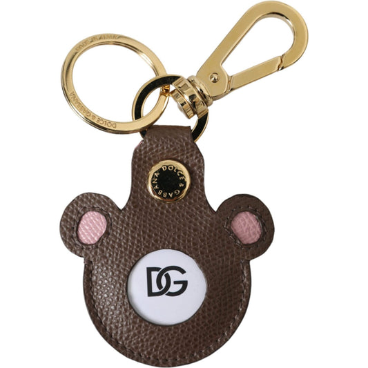 Dolce & Gabbana Multicolor Dauphine Calfskin DG Logo Keyring Keychain Dolce & Gabbana Dark Slate Gray