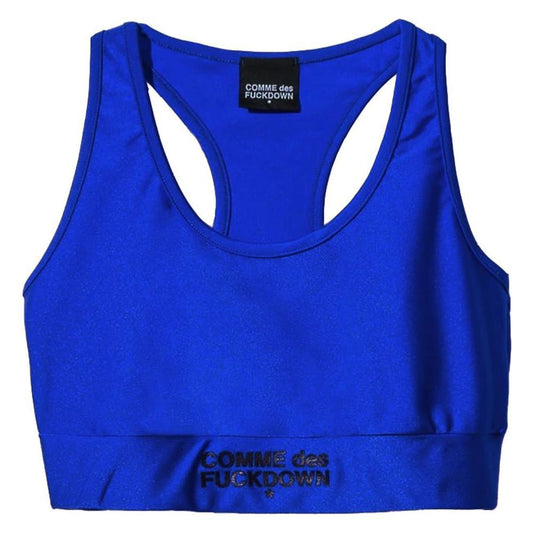 Comme Des Fuckdown Blue Nylon Tops & T-Shirt CO-13470-L