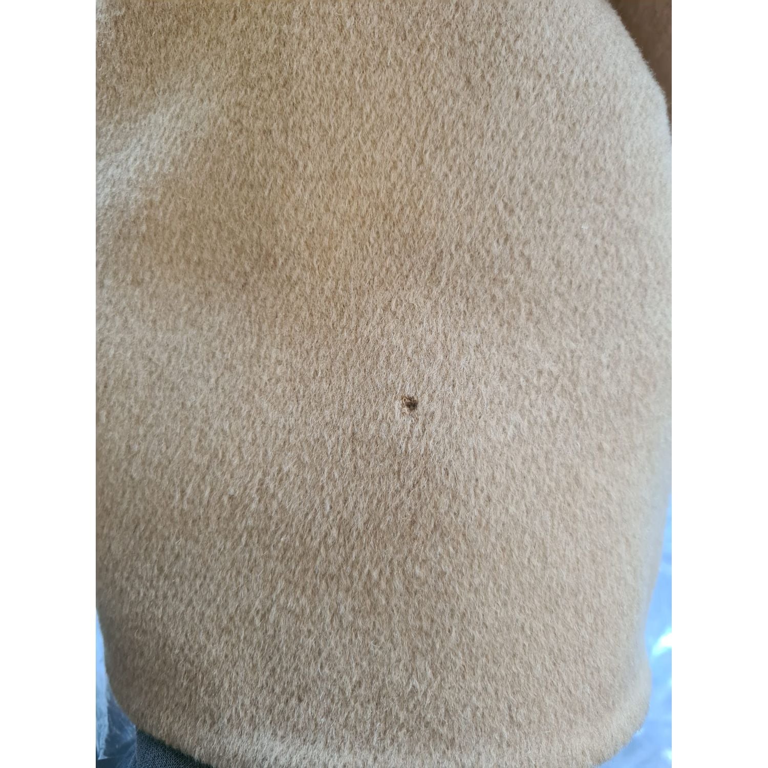 Dolce & Gabbana Beige Camel Skin Cashmere Shearling Overcoat Jacket