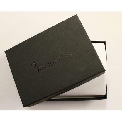 Billionaire Italian Couture Brown Leather Bifold Wallet