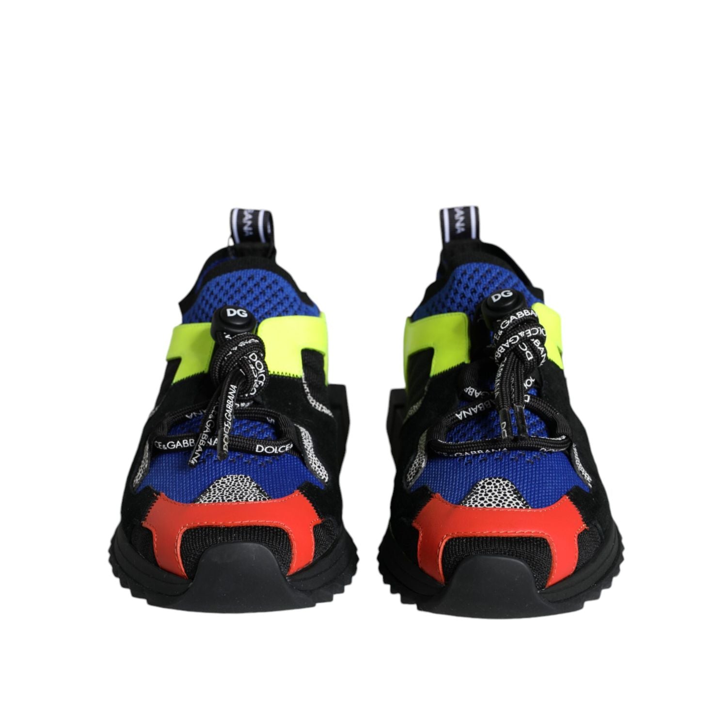 Dolce & Gabbana Multicolor Mesh Sorrento Trekking Sneakers Shoes