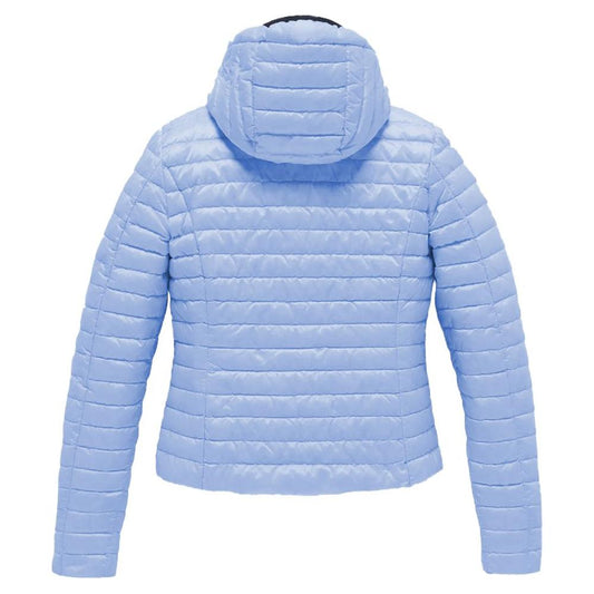 Refrigiwear Light Blue Polyamide Jackets & Coat Refrigiwear Light Steel Blue