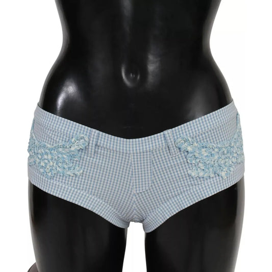 Ermanno Scervino Blue Beachwear Bottoms Swimsuit Shorts Ermanno Scervino Dark Gray