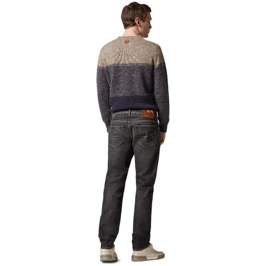 Jacob Cohen Black Cotton Jeans & Pant Jacob Cohen Dark Slate Gray