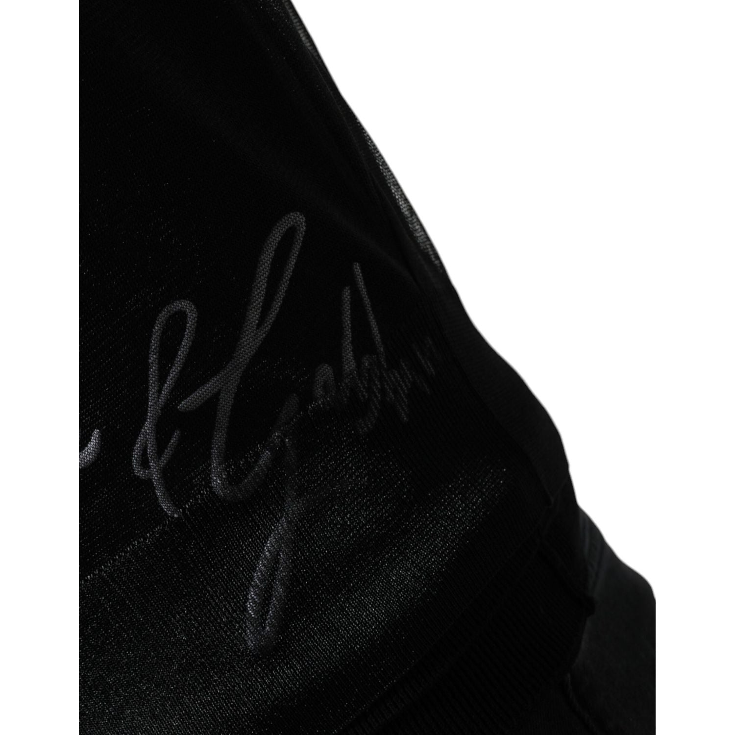 Dolce & Gabbana Black Polyester Pullover Sweatshirt Sweater