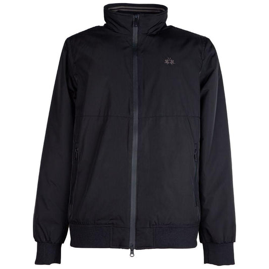 La Martina Black Polyester Jacket La Martina Black