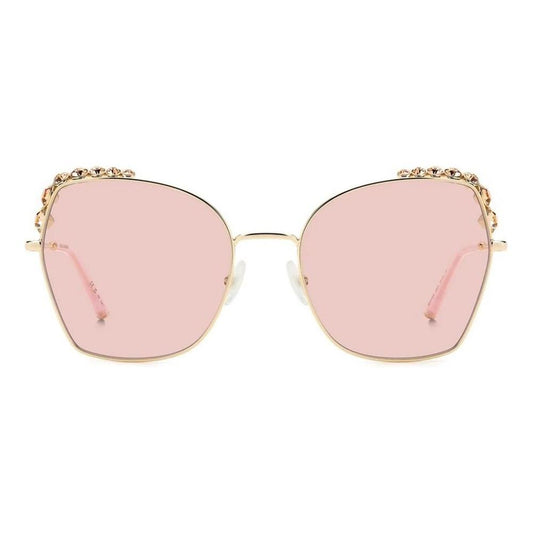 Carolina Herrera Multicolor Metal Sunglasses Carolina Herrera Wheat