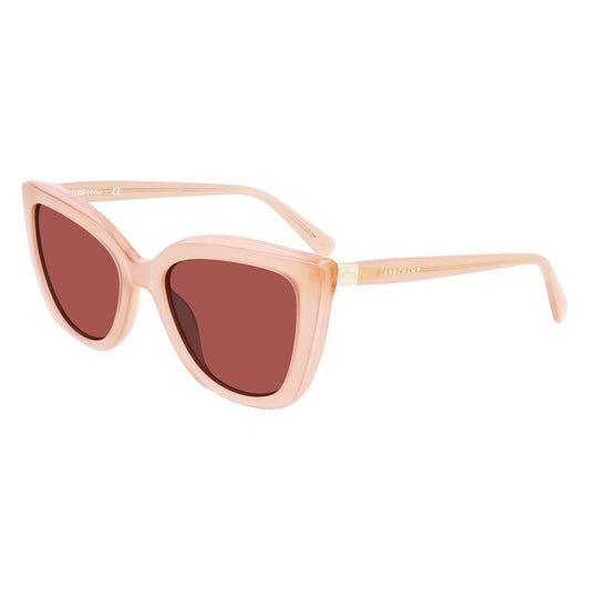 Longchamp Multicolor Acetate Sunglasses Longchamp Peach Puff