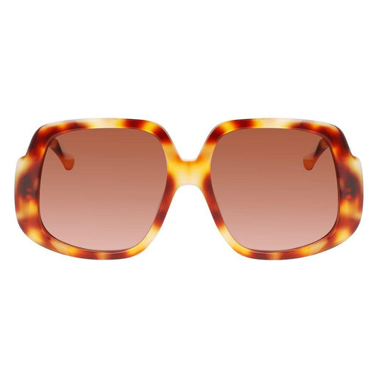 Longchamp Brown Acetate Sunglasses Longchamp Rosy Brown