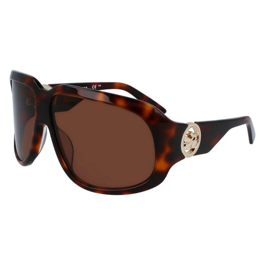 Longchamp Brown Acetate Sunglasses Longchamp Dark Olive Green