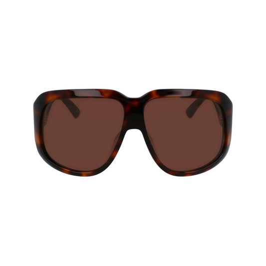 Longchamp Brown Acetate Sunglasses Longchamp Dark Olive Green