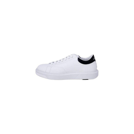 Armani Exchange Black And White Leather Sneaker Armani Exchange Light Gray