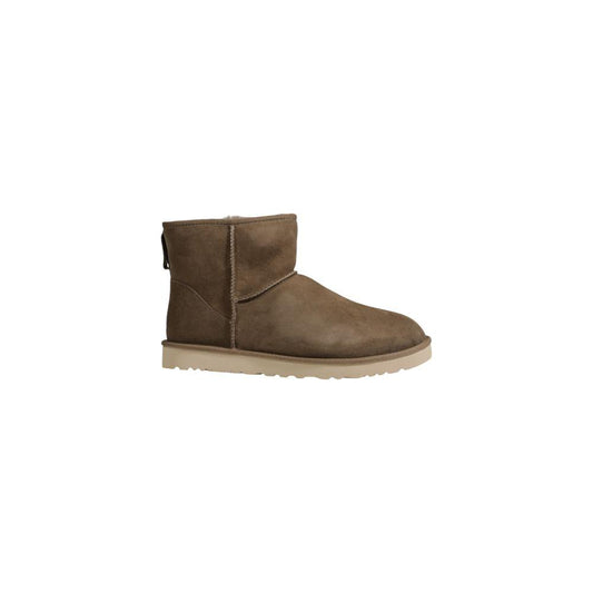 UGG Gray Suede Leather Boot UGG Dark Olive Green
