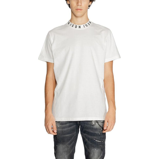 Icon White Cotton T-Shirt Icon Antique White