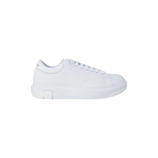 Armani Exchange White Leather Sneaker Armani Exchange Light Gray