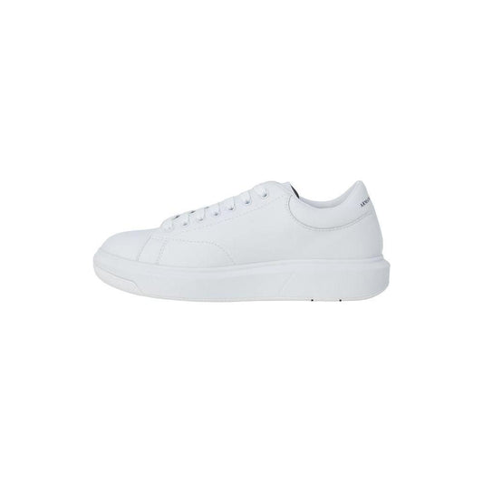 Armani Exchange White Leather Sneaker Armani Exchange Light Gray