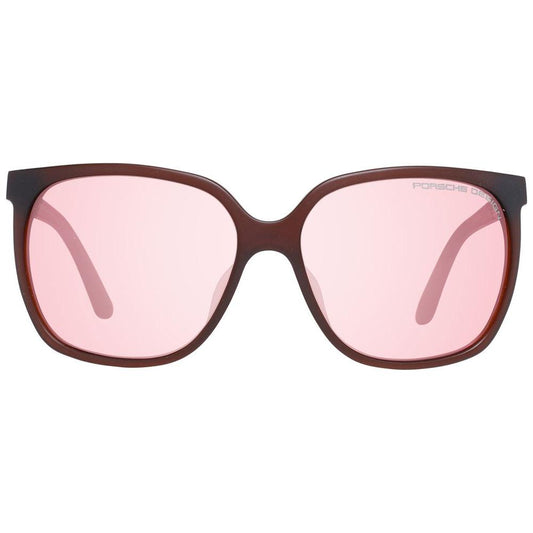 Porsche Design Burgundy Women Sunglasses Porsche Design Dark Olive Green