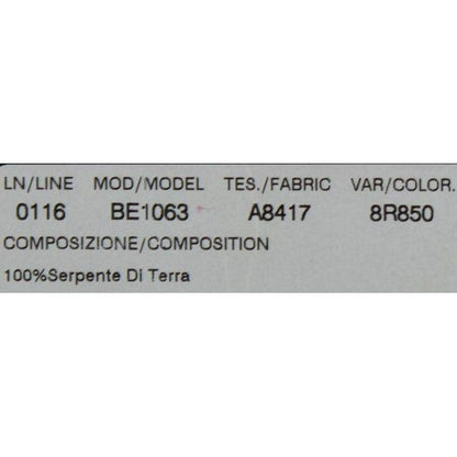 Dolce & Gabbana Pink Polka Snakeskin Silver Buckle Belt