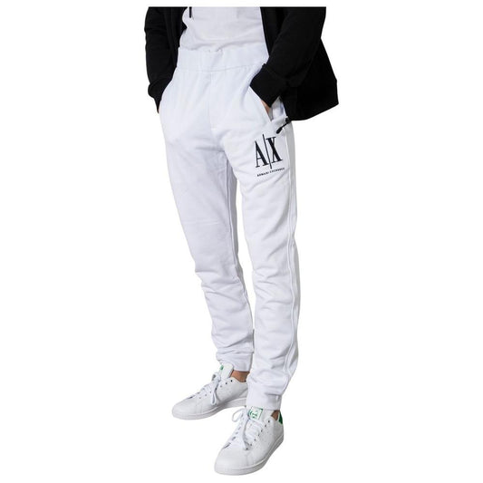 Armani Exchange White Cotton Jeans & Pant Armani Exchange Light Gray