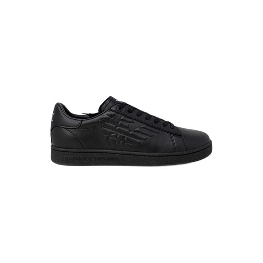 EA7 Emporio Armani Black Polyethylene Sneaker EA7 Emporio Armani Dark Slate Gray