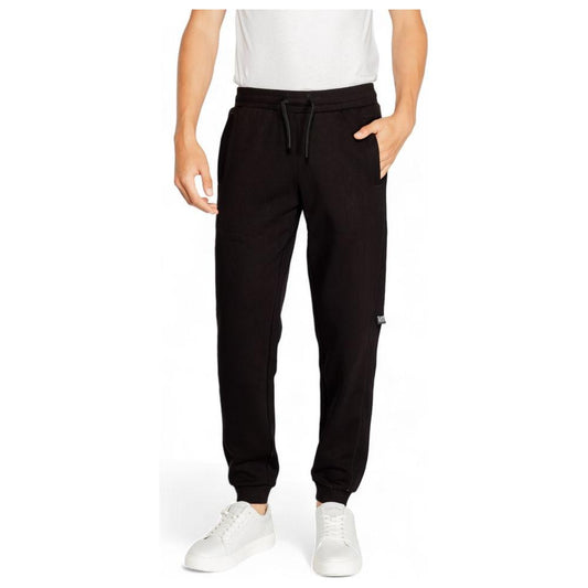 EA7 Emporio Armani Black Cotton Jeans & Pant EA7 Emporio Armani Light Gray