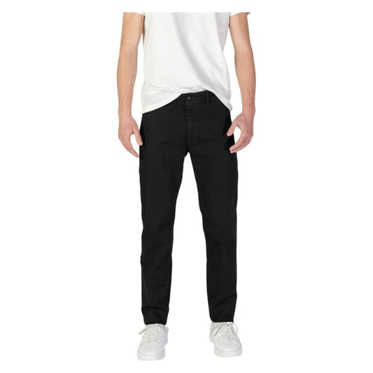 Hugo Boss Black Cotton Jeans & Pant Hugo Boss Light Gray