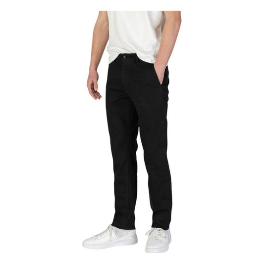 Hugo Boss Black Cotton Jeans & Pant Hugo Boss Light Gray